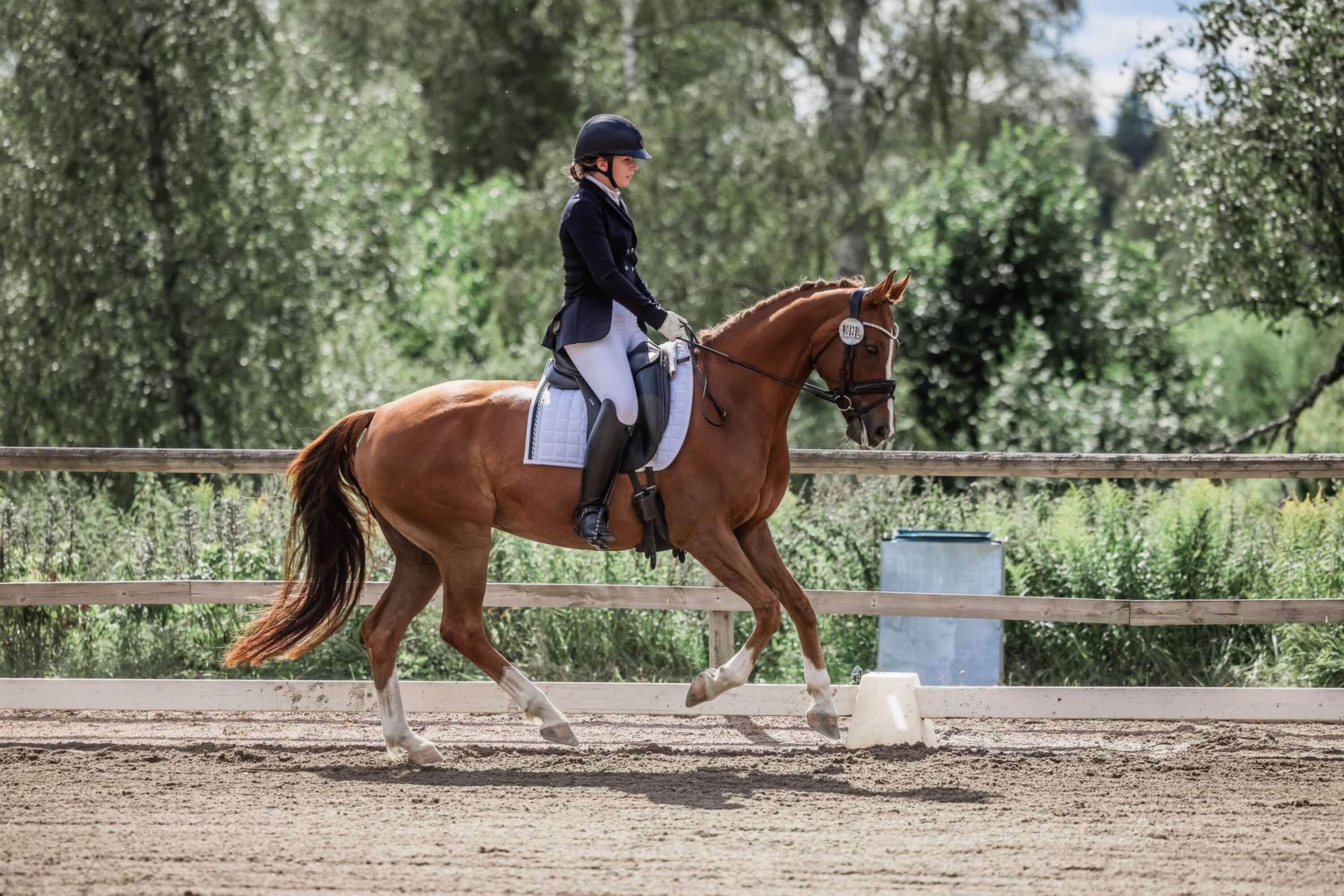 ”Just nu är det det största jag har gjort”, säger Josefine Walfridson om att tävla på Falsterbo Horse Show.