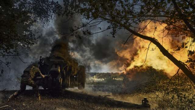 Vid frontlinjen nära Ukrainska Kreminna i Luhanskregionen. Arkivbild.