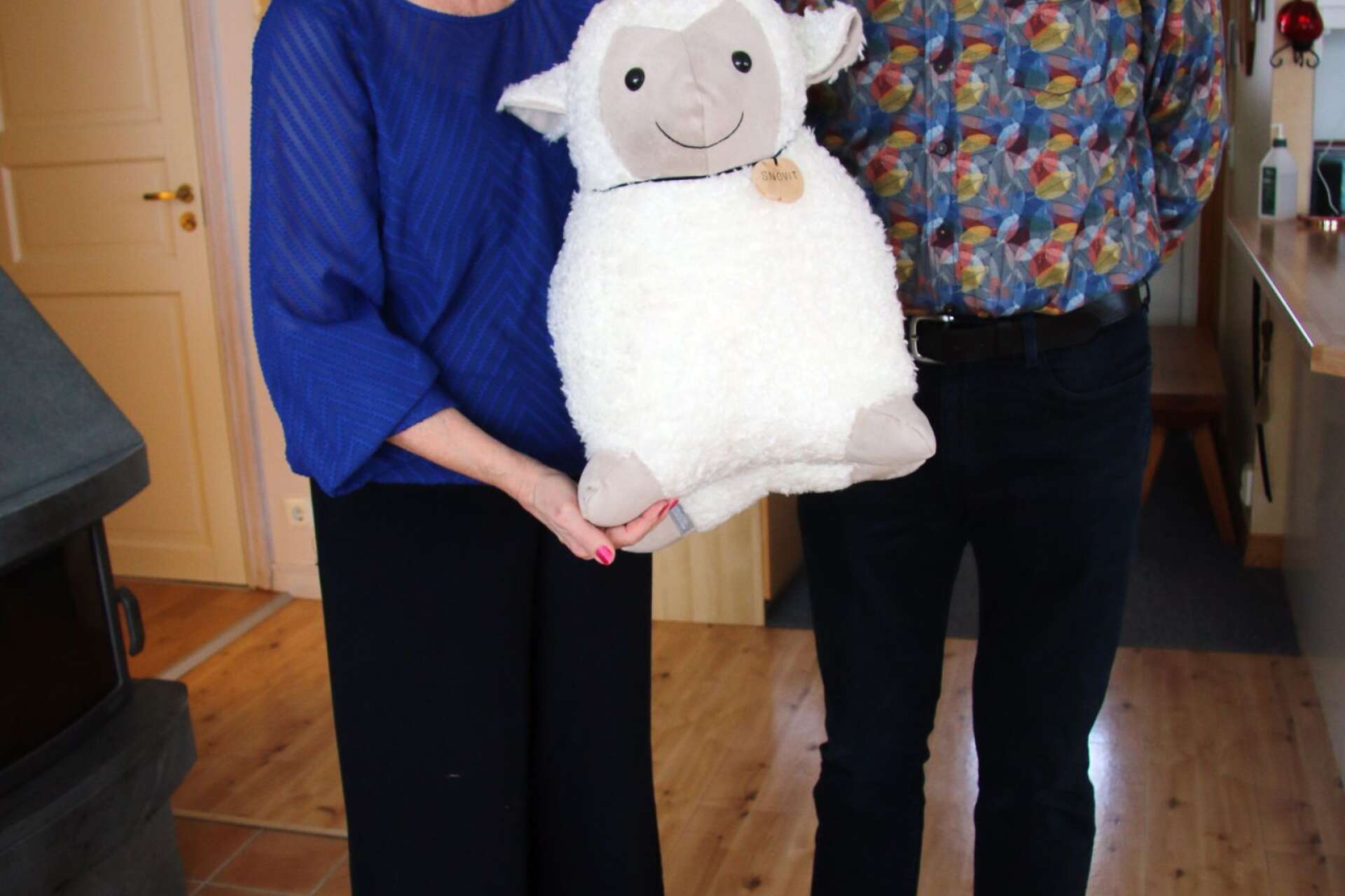 Hanne driver även företaget Syhanne som tillverkar och säljer söta lamm.