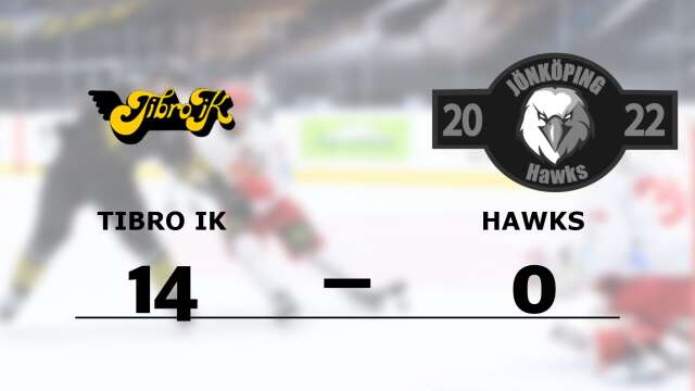 Tibro IK vann mot HC Hawks