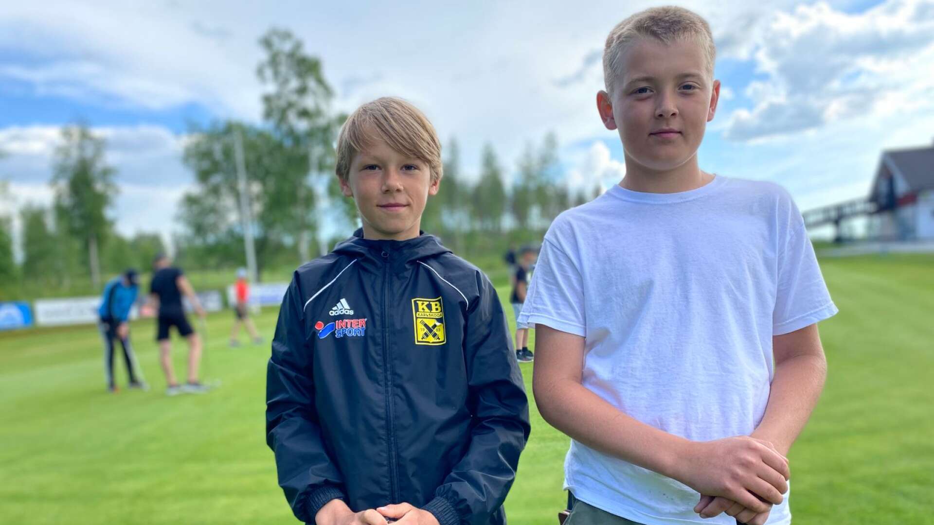 Isak Granquist och Hugo Sjöstrand hoppas på att ta grönt kort under sommaren. 