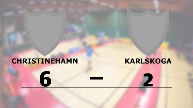 Christinehamns BS vann mot Karlskoga BMK