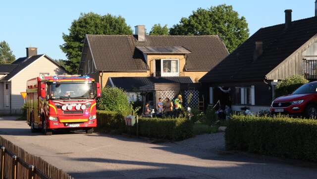 Brandstyrka på plats i samband med larm på Hagalundsgatan i Degerfors.