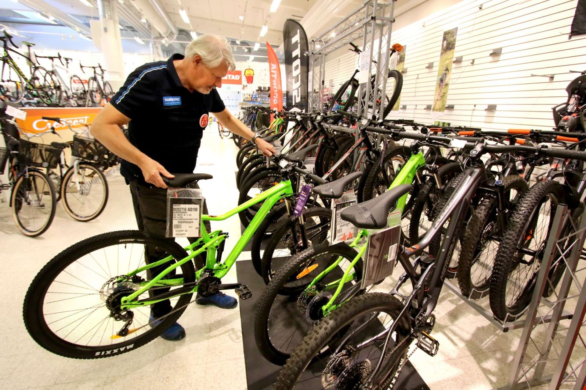 Vanliga motionärer står för den största ökningen av mountainbikeförsäljningen, menar Fred Martinsson.