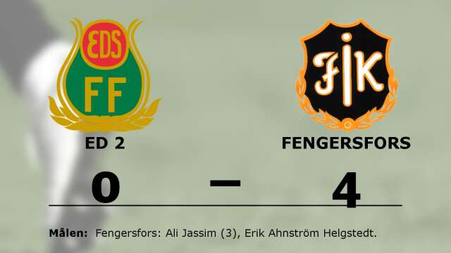Eds FF förlorade mot Fengersfors IK