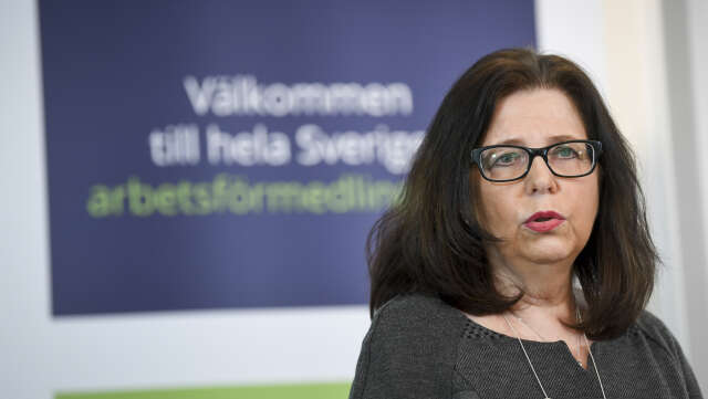 Arbetsförmedlingens generaldirektör Maria Mindhammar. Arkivbild.