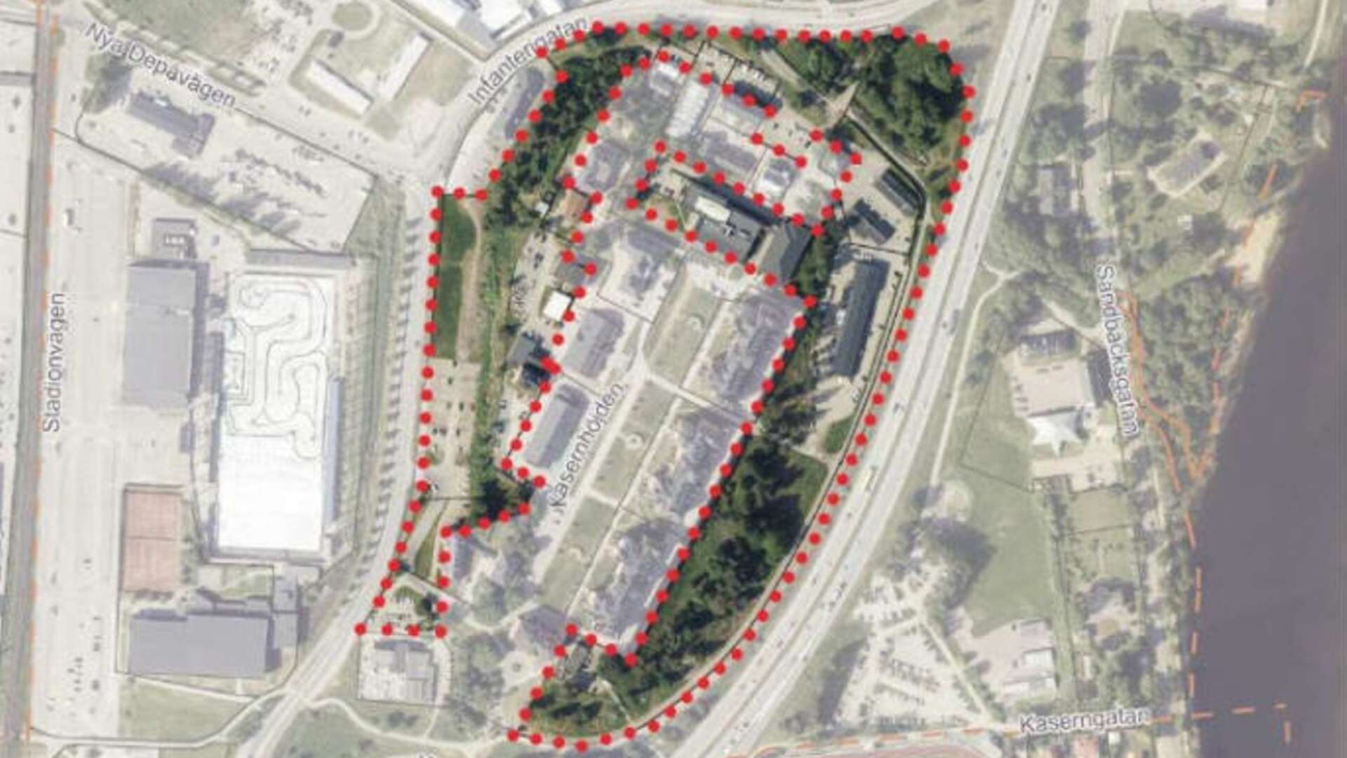 Förslaget till detaljplan för Kasernhöjden innehåller bland annat 250 bostäder.