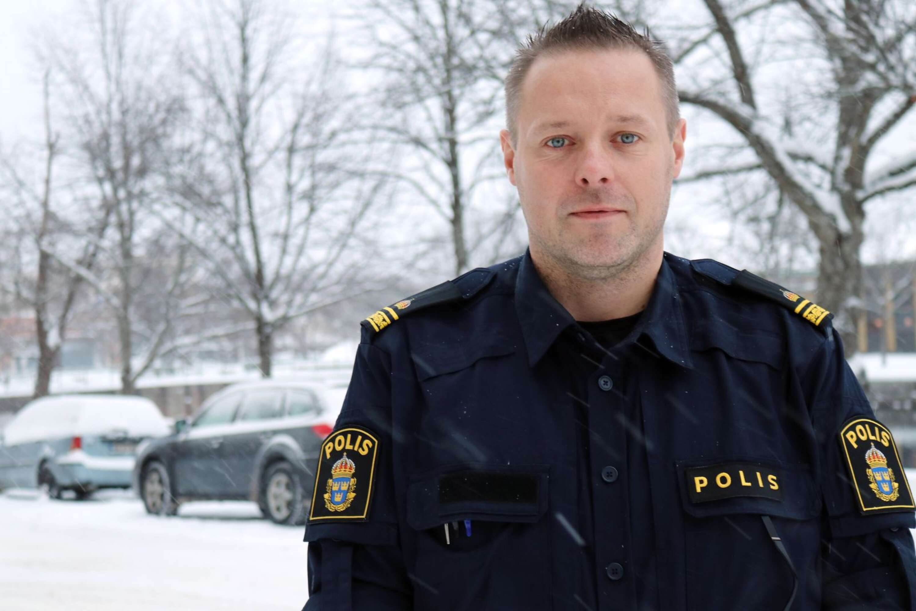 Fredrik Lundberg är kommunpolis i Filipstad, Storfors och Kristinehamn.