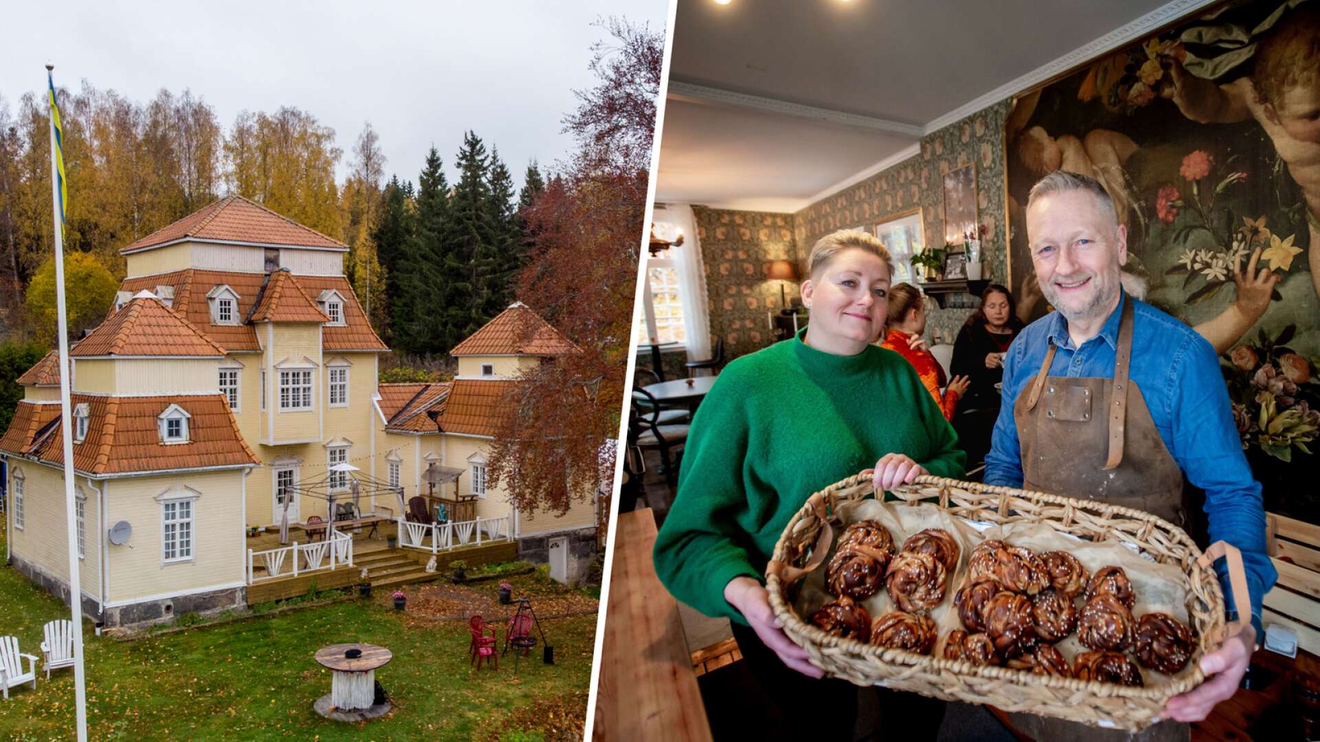Norska paret Sylvia och Tommy har väckt nytt liv i Örtensborg slott