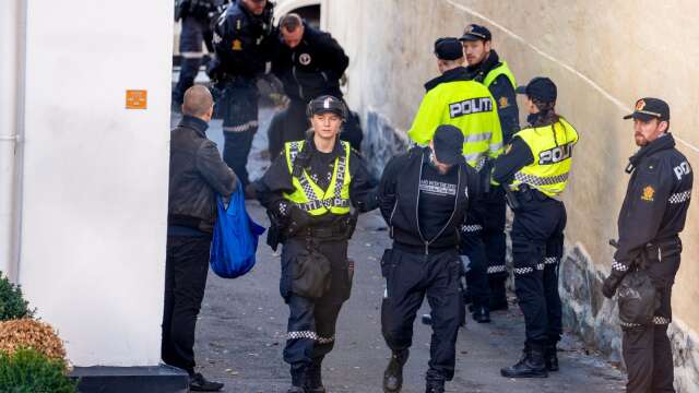 Mellan 30–40 demonstranter greps under lördagen i samband med en nazistisk demonstration i Oslo. Bland de gripna finns en värmländsk, tämligen välkänd nazist. (Det rör sig dock om en annan person på bilden)