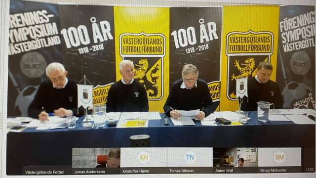 Västergötlands Fotbollförbunds representantskapsmöte hölls digitalt.