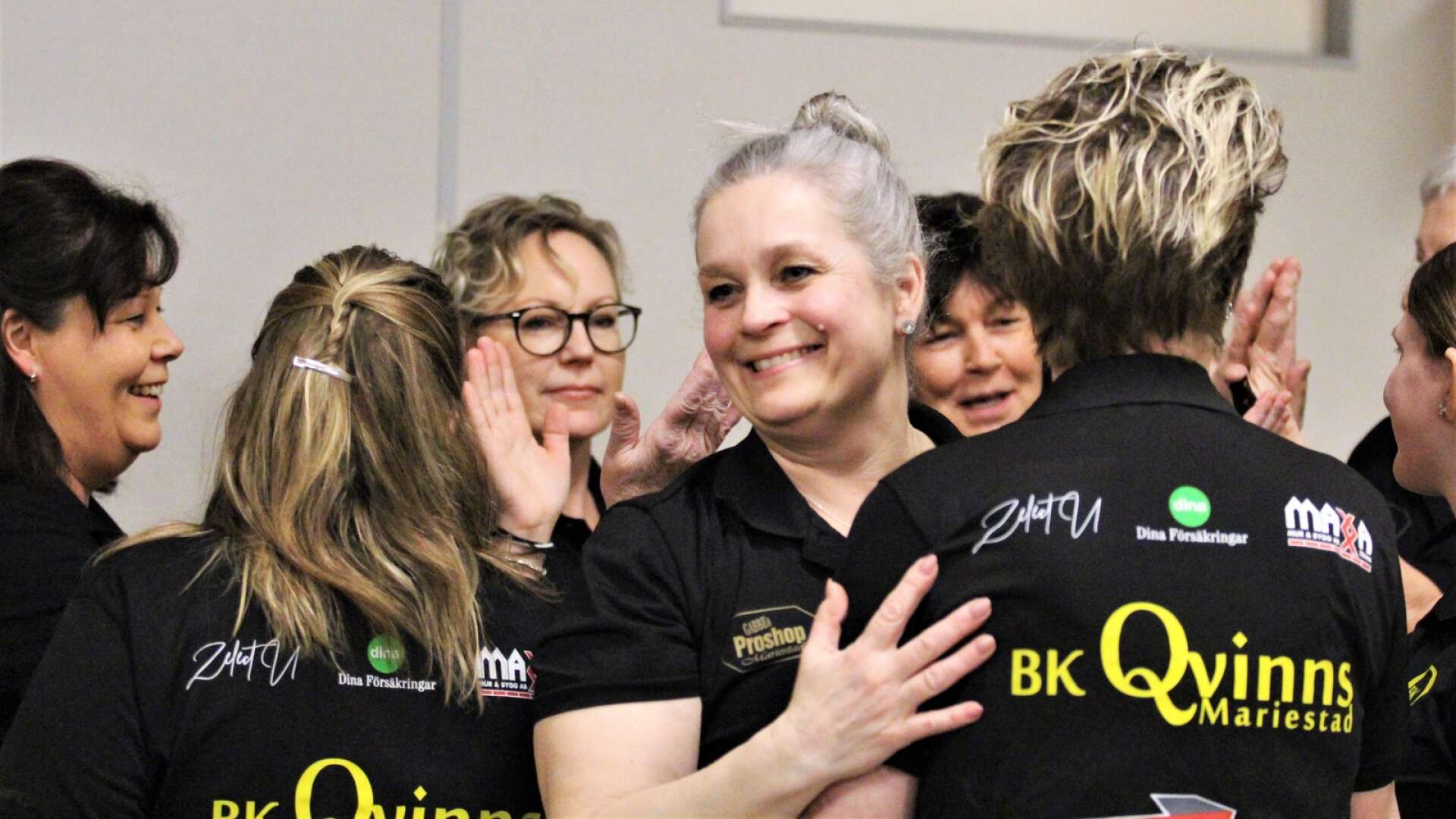 Ulrika Larsson och BK Qvinns fick fira seger hemma mot Team X-Calibur. (ARKIVBILD)