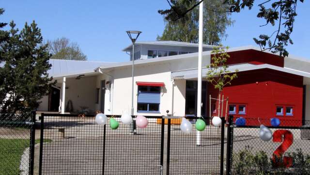 Förskolan Kastanjen har under helgen blivit utsatt för vandaler.