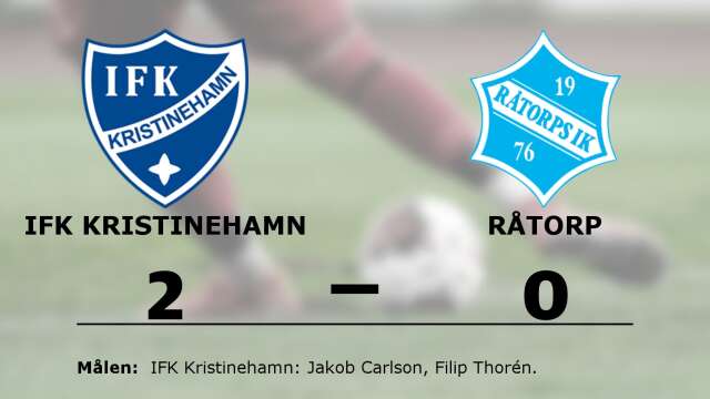 IFK Kristinehamn Fotboll vann mot Råtorps IK