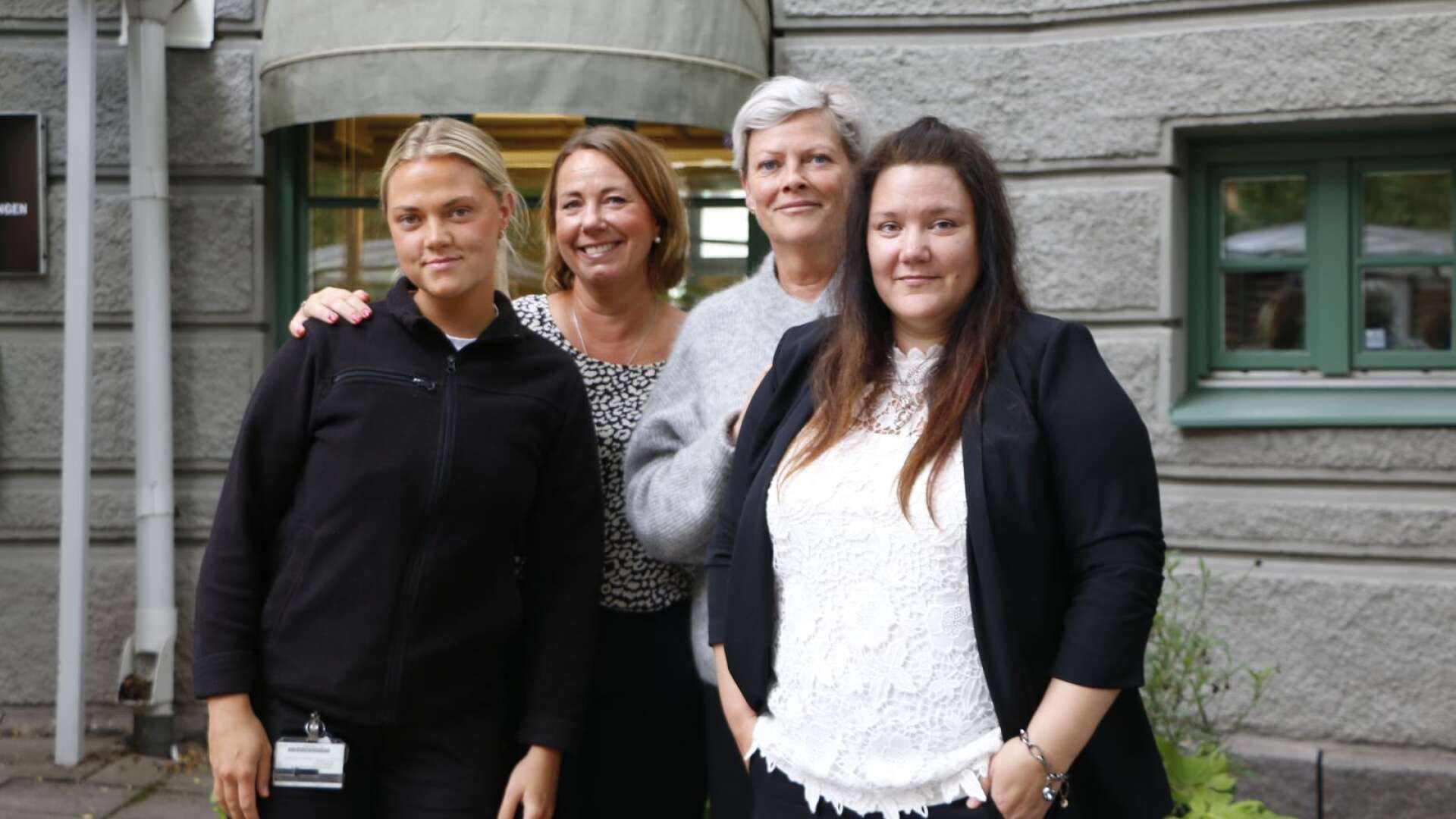 Elin Heintz, Mia Skoglund, Marita Taserud och Carin Igelström.