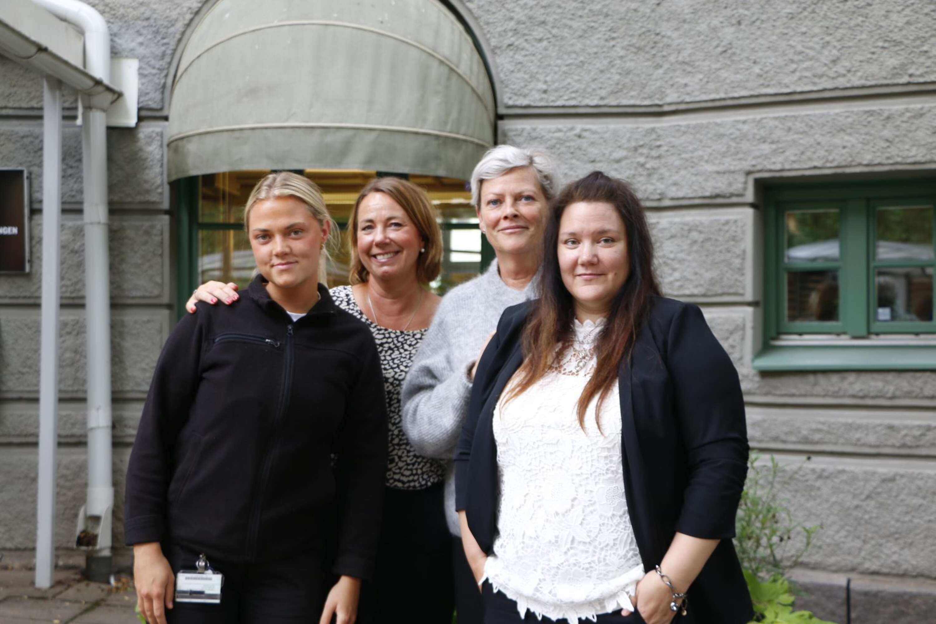 Elin Heintz, Mia Skoglund, Marita Taserud och Carin Igelström.
