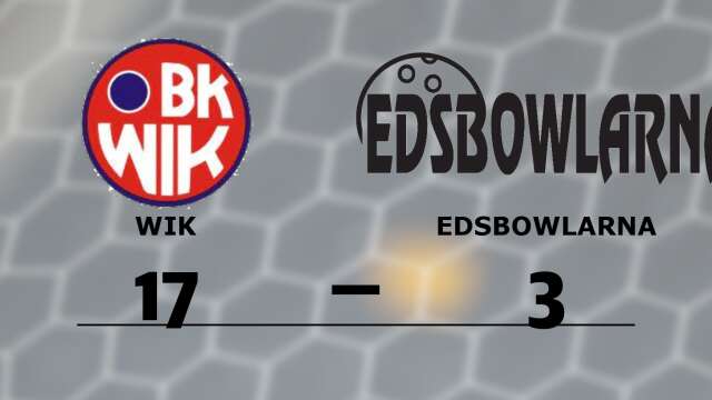 BK Wik vann mot KS Edsbowlarna
