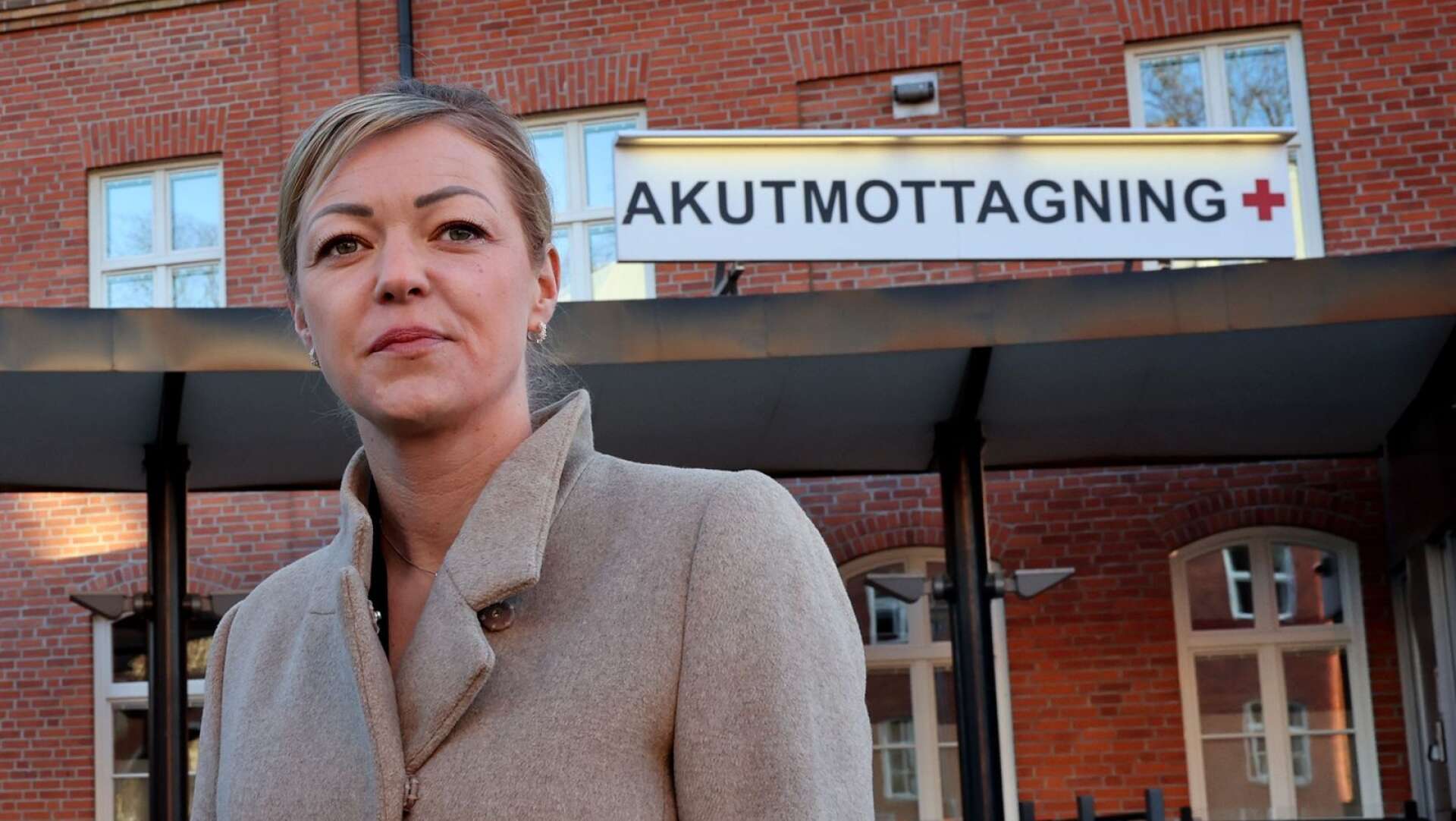 ”Det är klart att det spelar in att jag bor i Lidköping – jag värnar ju min hemort”, säger Frida Nilsson (C). Samtidigt måste hon ha hela Skaraborgs bästa för ögonen i rollen som vice ordförande i sjukhusstyrelsen. Arkivbild.