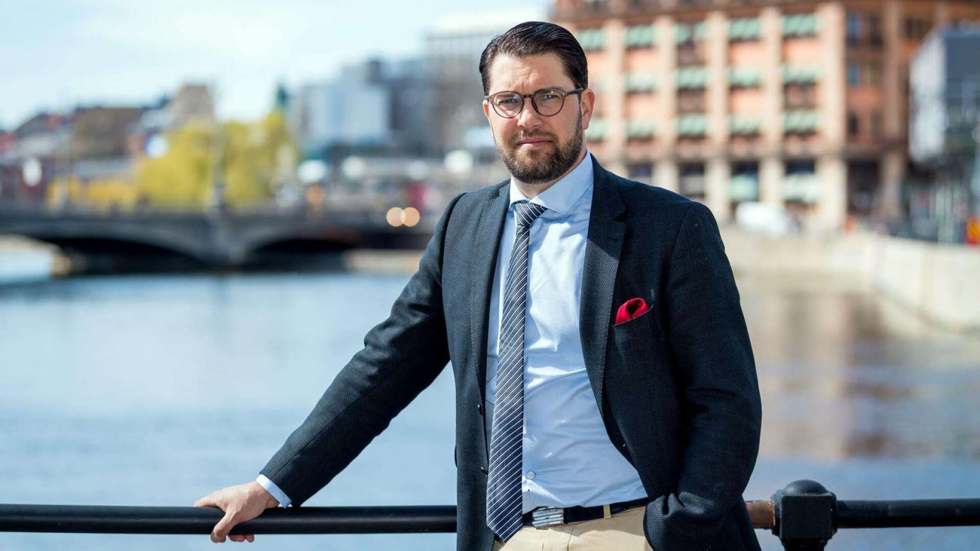 Partiledaren Jimmie Åkesson (SD).
