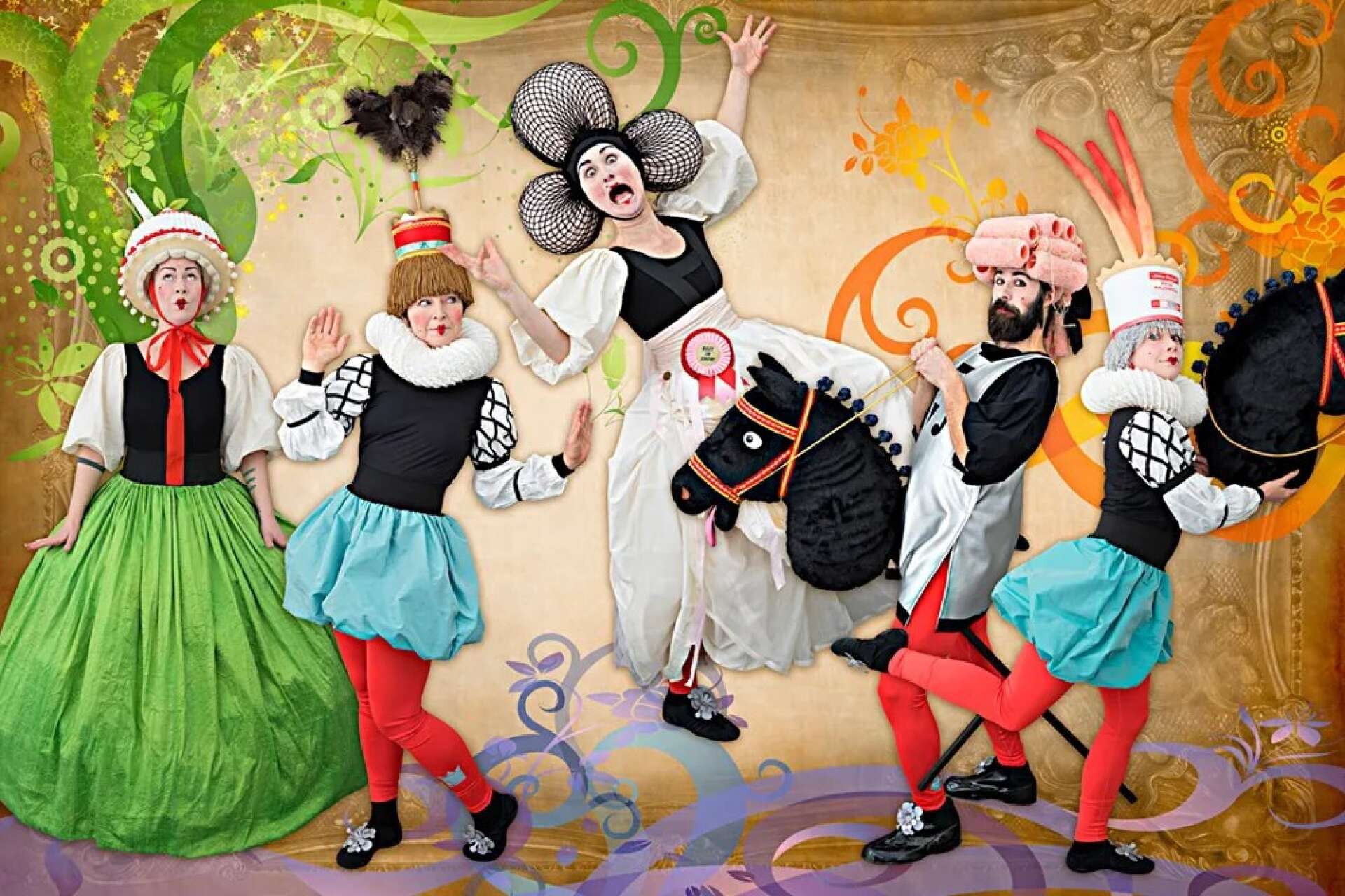 Dansteatergruppen Big Wind bjuder på en galen dansföreställning i Helås lekpark den 20 augusti.