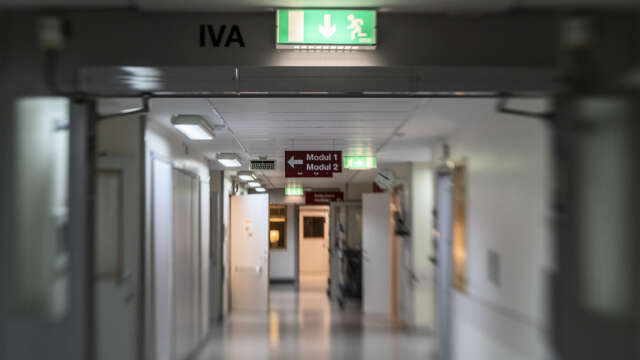 Över 100 IVA-patienter har flyttats i Sverige sedan den 1 mars. Arkivbild.