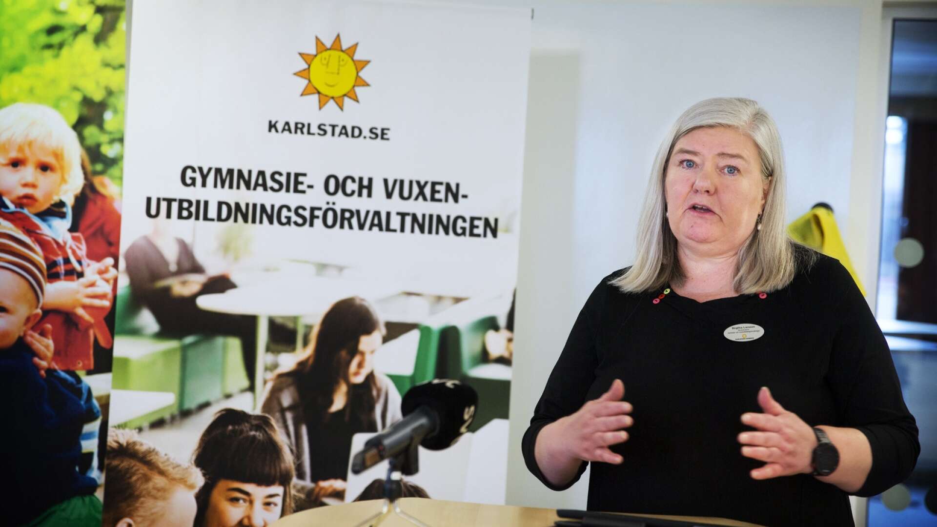 Birgitta Larsson, skoldirektör för gymnasieskolan i Karlstad.