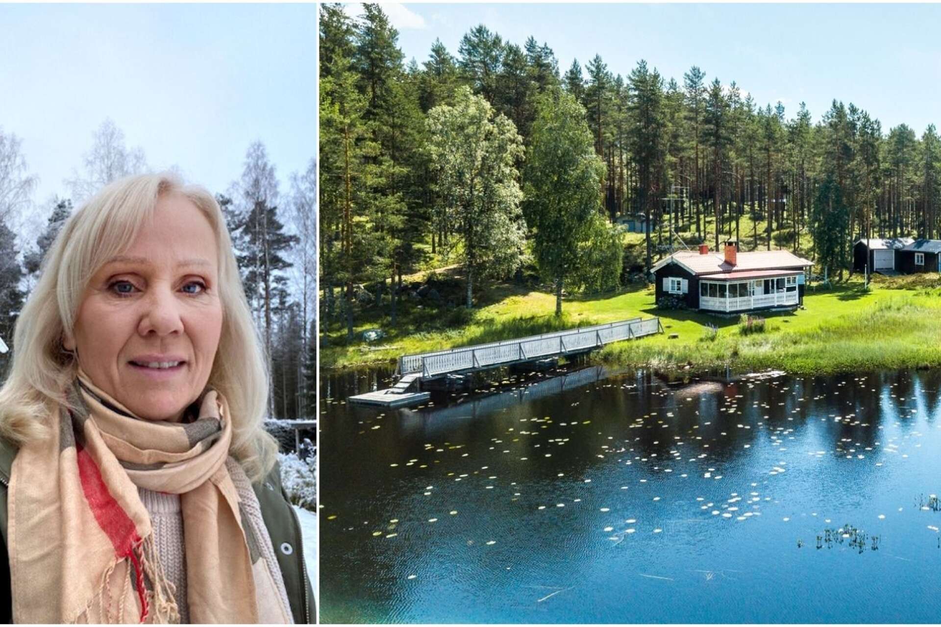 Ingela och Jan Pettersson i Kil köpte ett fritidshus vid sjön Hån utanför Stöllet i somras.