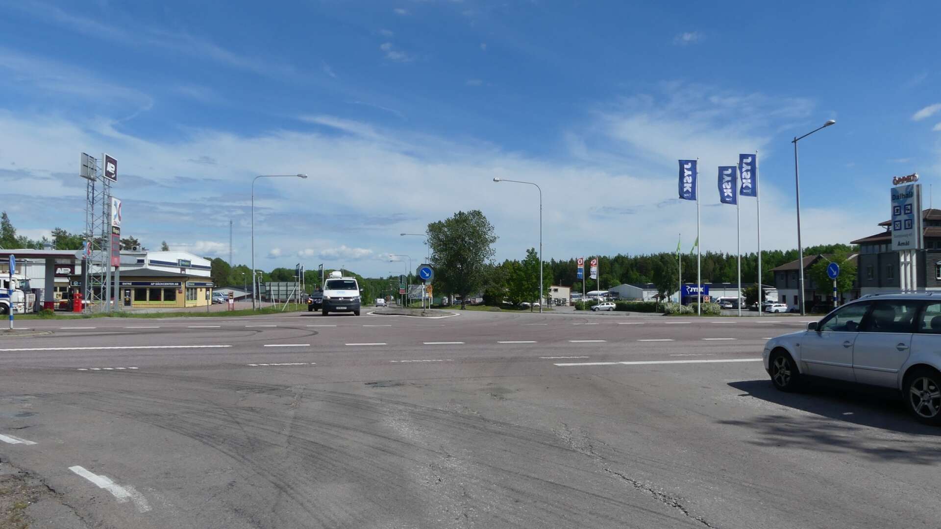 Trafikverket utreder en möjlig rondell vid korsningen E45 – Strömstadsvägen i Åmål.