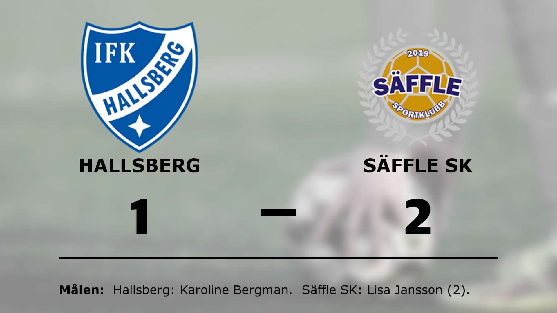 Hallsberg förlorade mot Säffle FF Damer