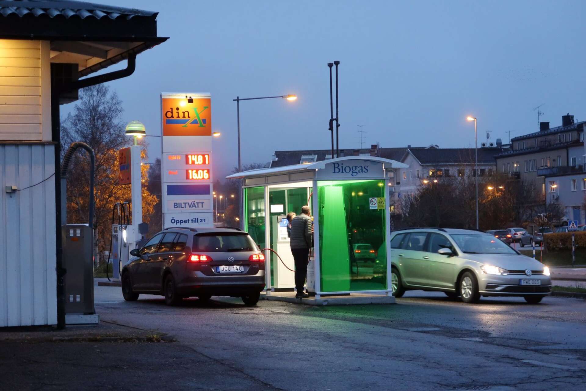  Biogasstationen i Bengtsfors. 