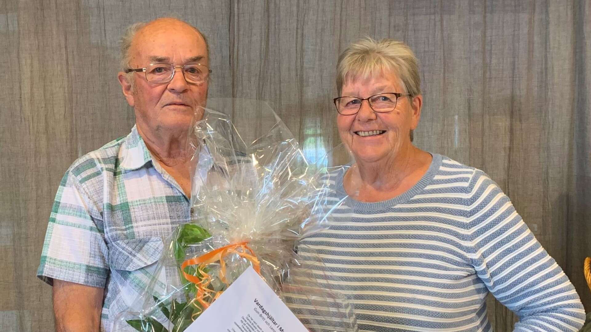 Paret Gun-Britt och Lennart Nilsson är utsedda till Säsongens vardagshjältar i Munkfors