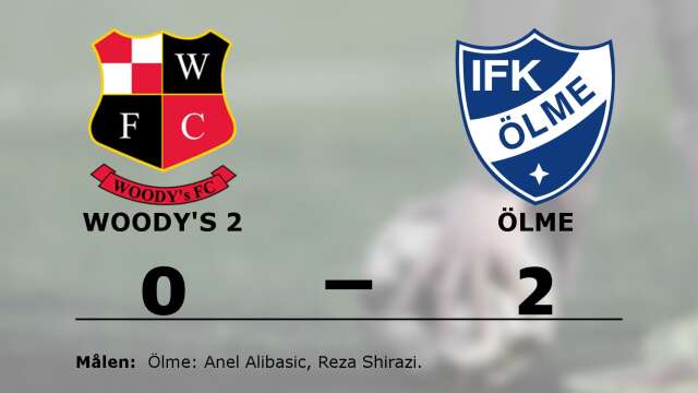 Woody&apos;s FC 2 förlorade mot IFK Ölme