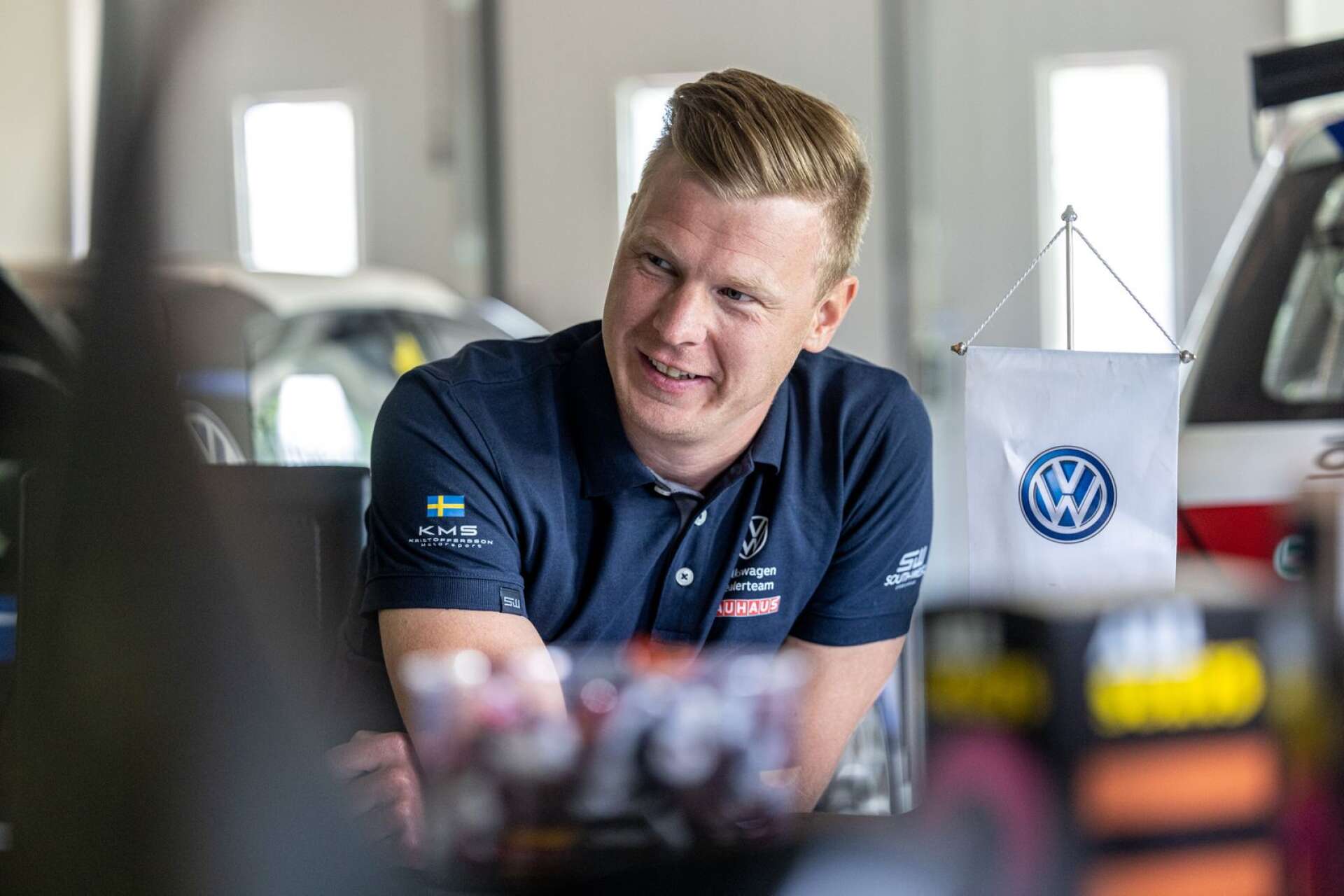 Johan Kristoffersson tävlar för första gången i rallycross med en elbil i helgen.