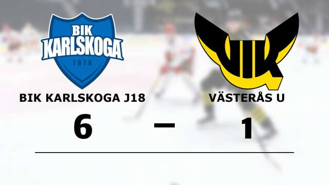 BIK Karlskoga Junior vann mot Västerås IK