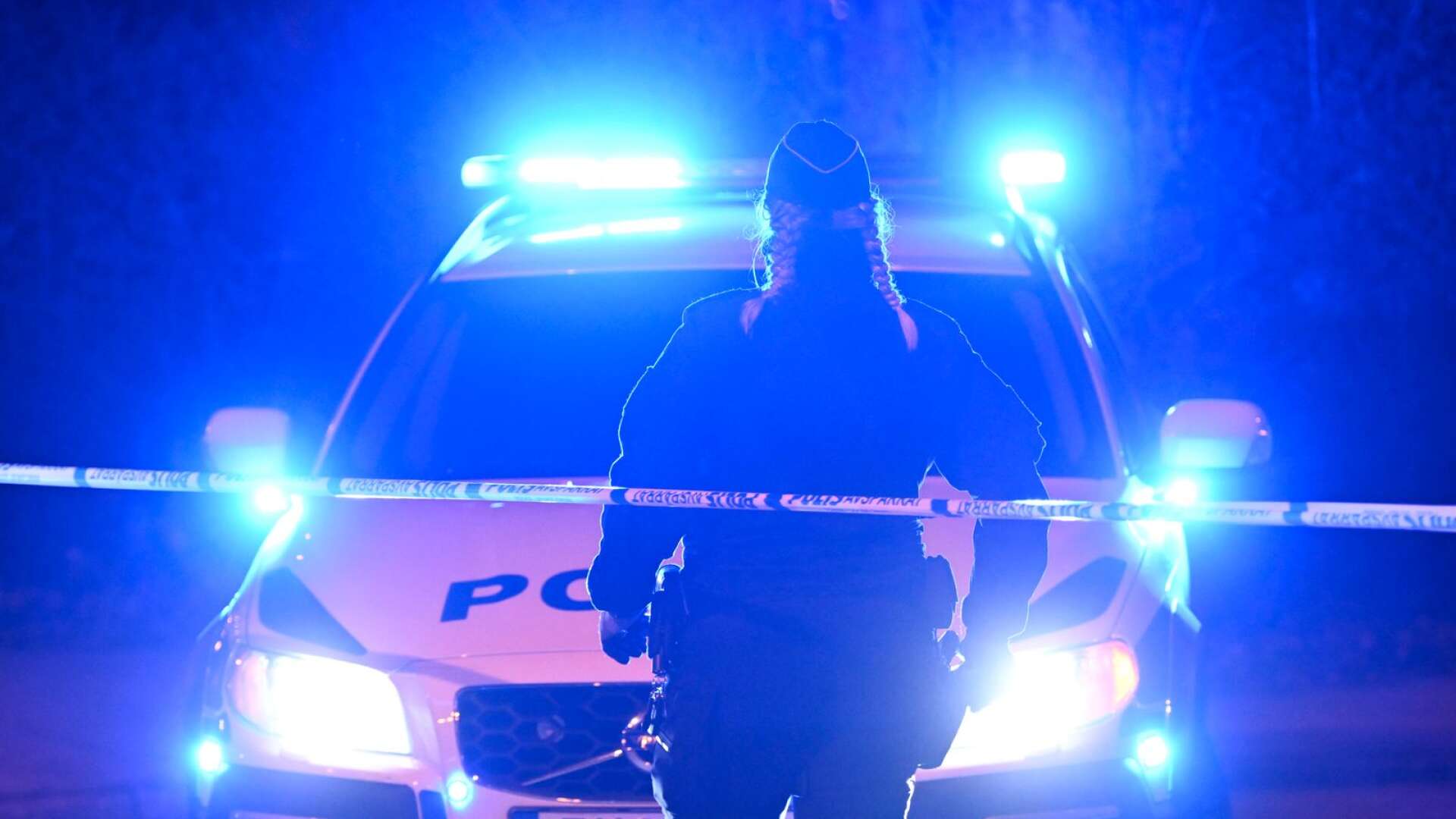 Två män greps av polis i Karlstad på onsdagskvällen. Genrebild.