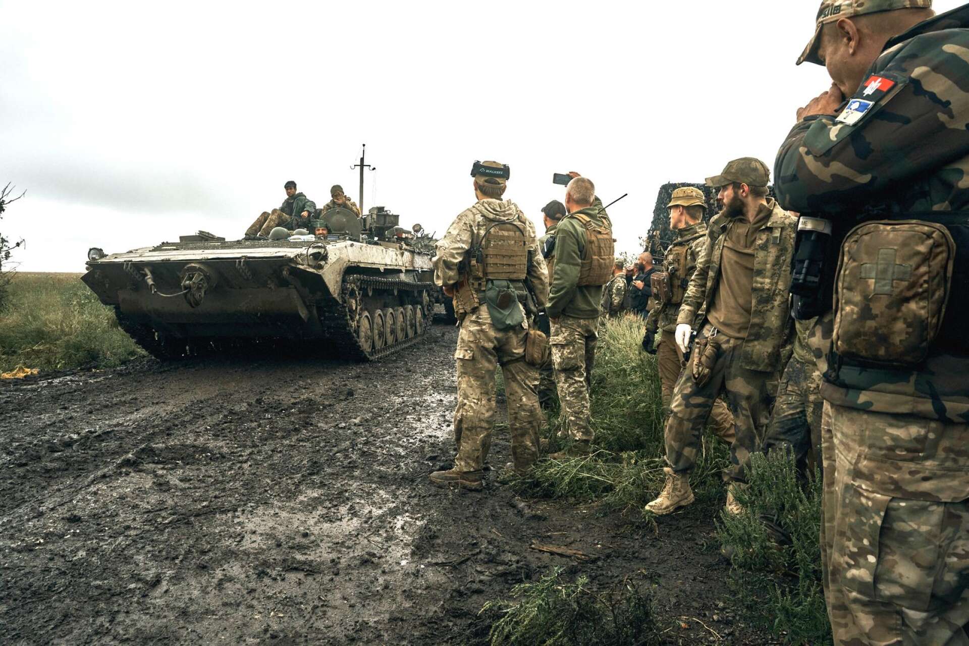 Ukrainska styrkor rycker fram i Charkiv-regionen.