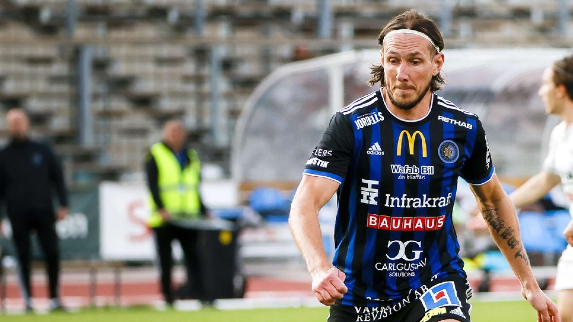 David Johannesson gjorde Karlstads enda mål i matchen.