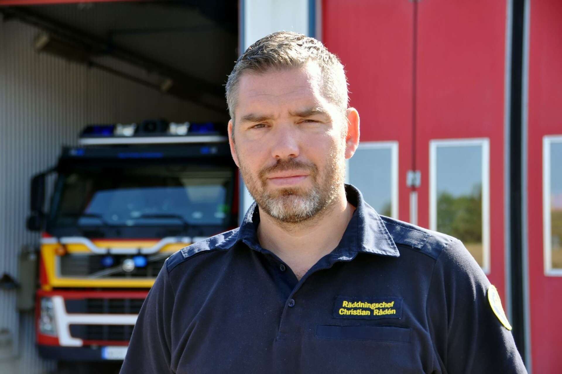 Christian Rådén är räddningschef i Bengtsfors och Åmåls kommuner.