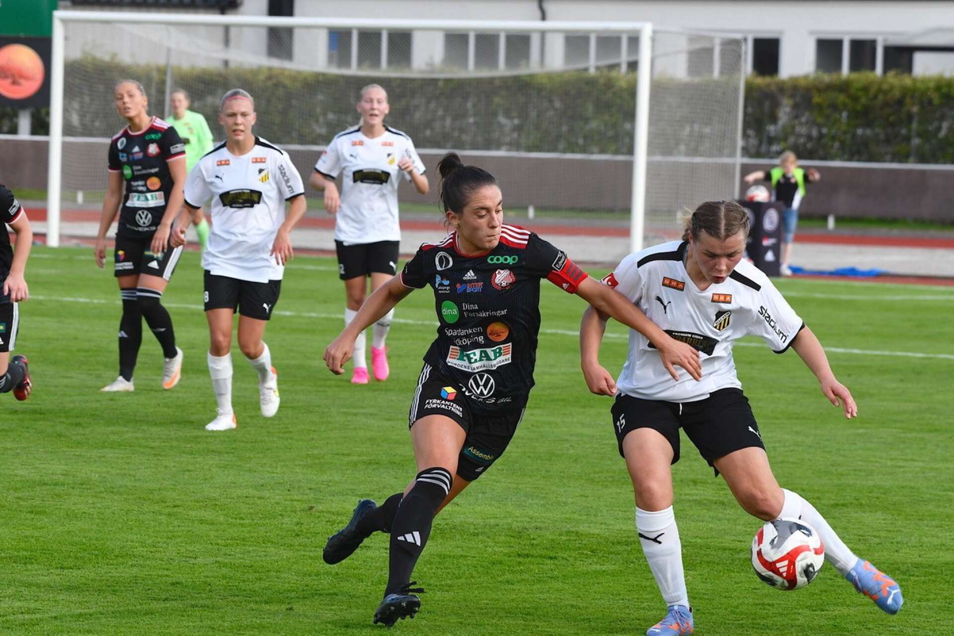 Alma Nygren i LFK:s 2-2-match mot Häcken.