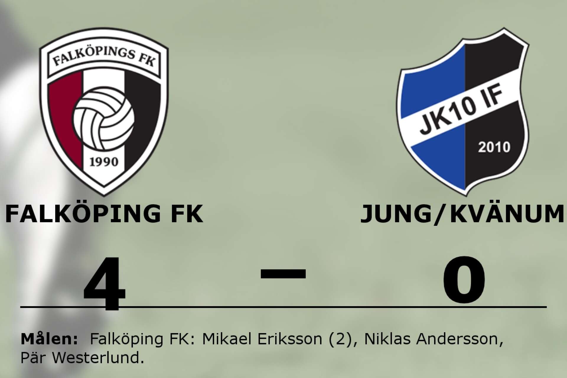 Falköping FK vann mot Jung/Kvänum