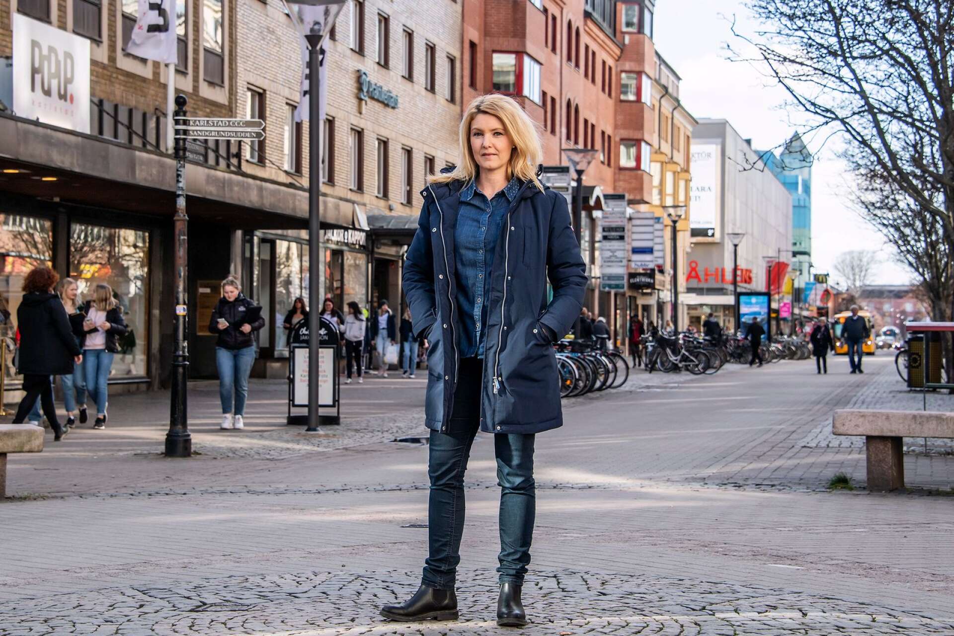 Citysammans startade under onsdagen. Åsa Eriksson, cityutvecklare på Centrum Karlstad, berättar att alla aktörer i centrum är med.