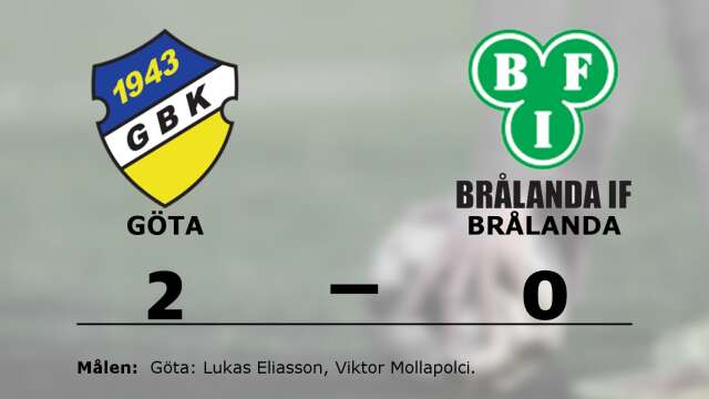 Göta BK vann mot Brålanda IF