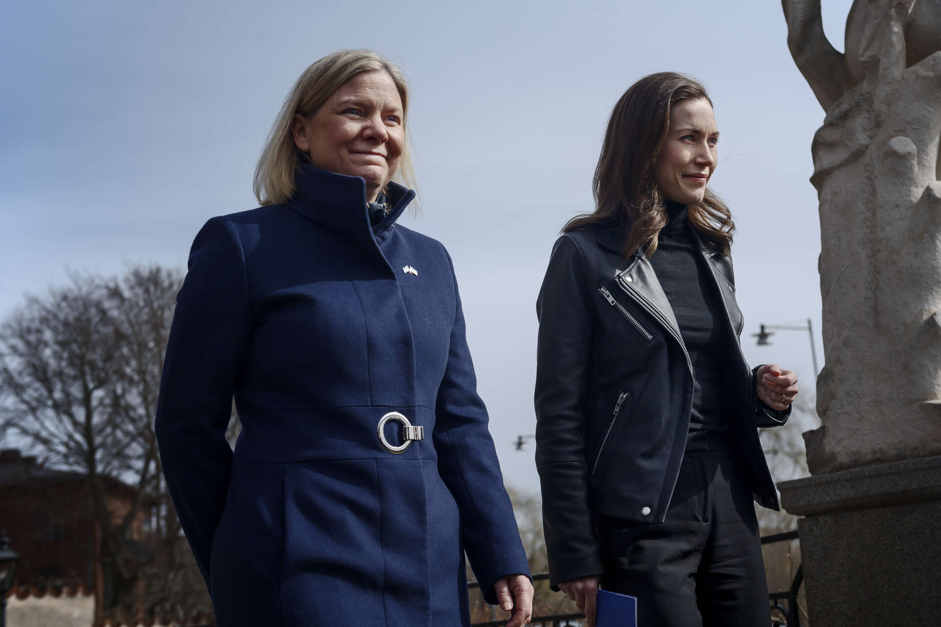 Statsminister Magdalena Andersson (S) och Finlands statsminister Sanna Marin (S) reser till Berlin tillsammans i veckan. Arkivbild.