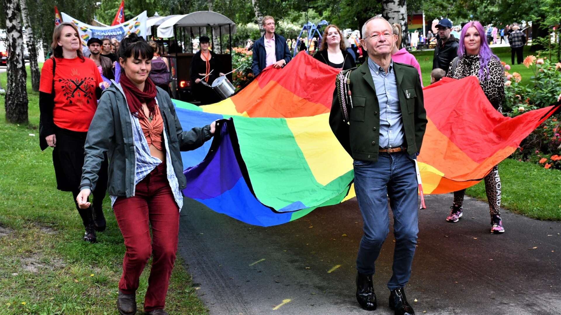 Under lördagen var det dags för årets Prideparad i Arvika. 