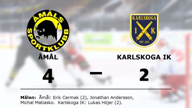 Åmåls SK vann mot Karlskoga IK