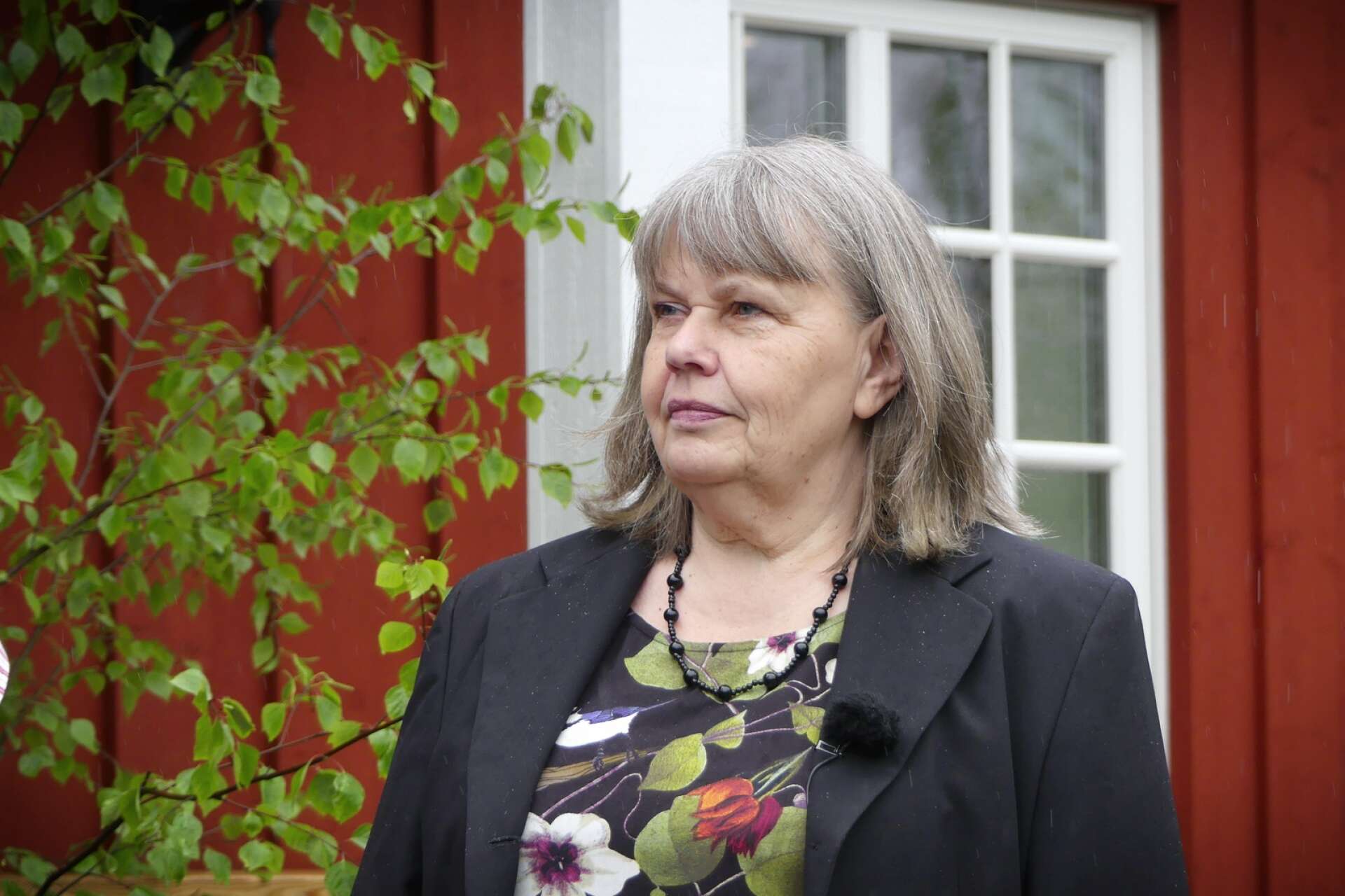 Sylvia Nilsson, ordförande i Svanskogs hembygdsförening.