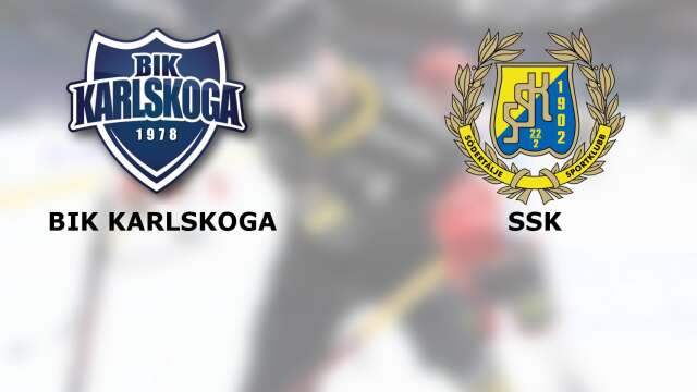 BIK Karlskoga A-lag förlorade mot Södertälje SK