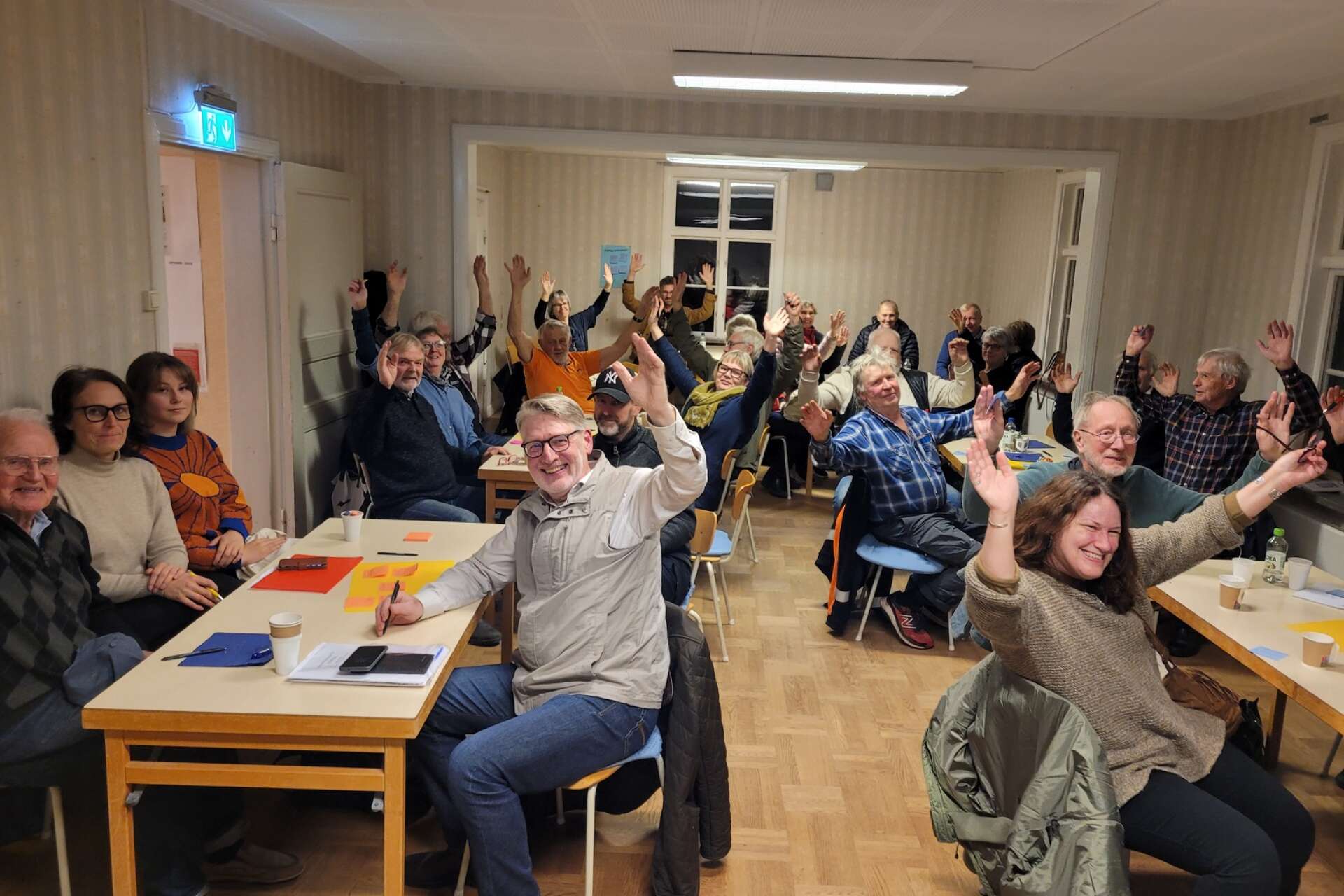 30 personer deltog under tisdagens workshop om framtiden för Edsleskogs prästgård.