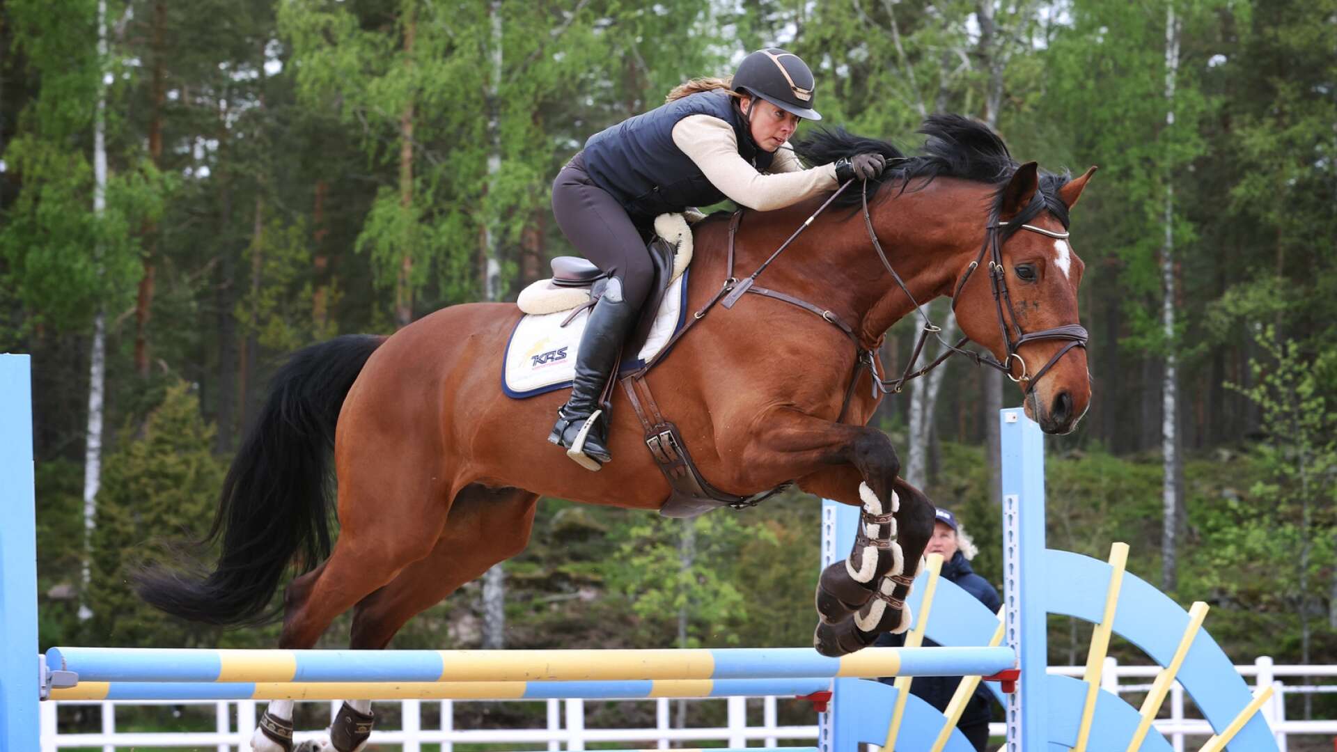 Jenny Kristoffersson från Arvika är en av de som deltar i Wermland Equestrian Games. 
