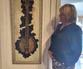 Ullas favorit var den här vackra banjon, signerad konstnären Oliver Skifs. 